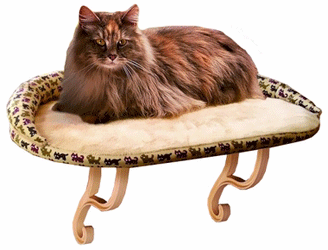 K&H Deluxe Kitty Sill Deluxe with Bolster