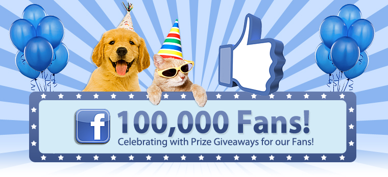 Facebook 100,000 Fans Giveaway!