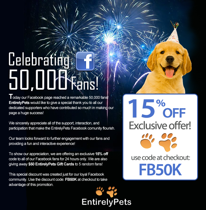 Celebrating 50,000 Fans