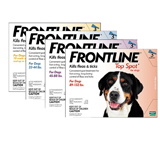 Frontline Top Spot Removes Fleas and Ticks on Dogs