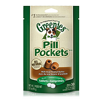 GREENIES Pill Pockets Peanut Butter Tablet 