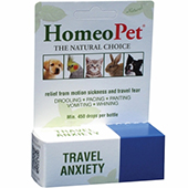HomeoPet Travel Anxiety