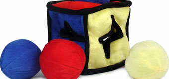 IQUBE PUZZLE PLUSH DOG TOY - JUNIOR
