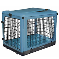 Pet Gear The Other Door Steel Crate with Plush Pad 27