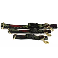 Premier Quick Snap Collars - RED & GREEN