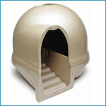 Booda Dome Step Cat Litter Box Titanium