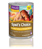 HALO Spot's Choice Shredded Chicken and Chickpea