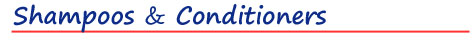 Shampoo & Conditioner
