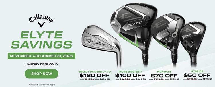 New 2025 Callaway Golf Equipment