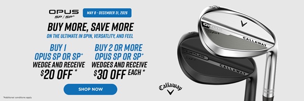 Callaway Opus Wedge Promo
