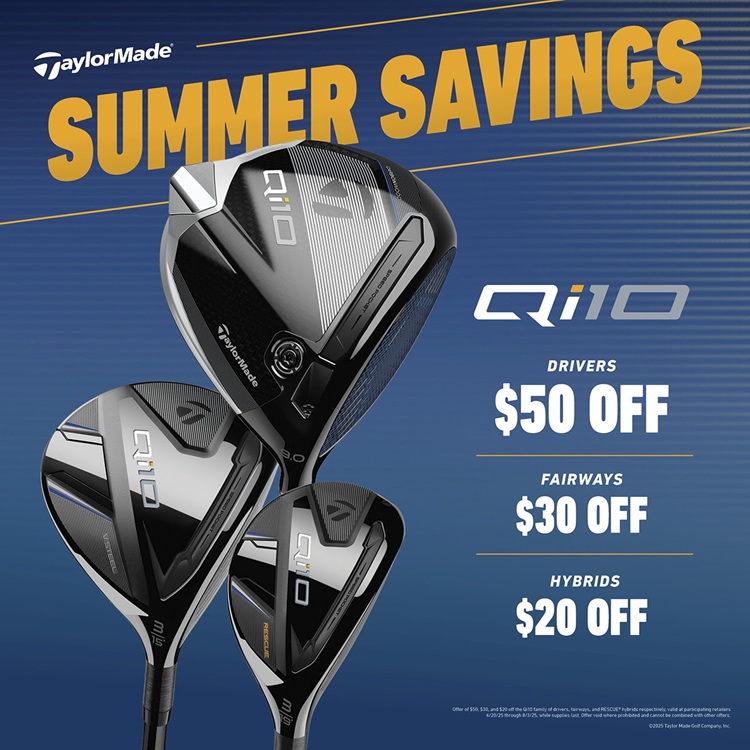 TaylorMade Qi10 Metalwood Promo Drop