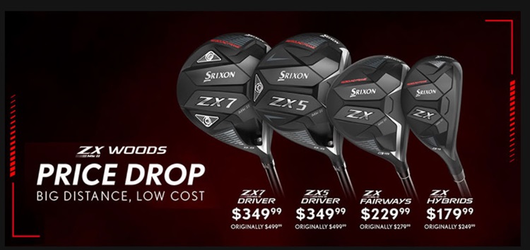 New 2023 Srixon Golf Equipment