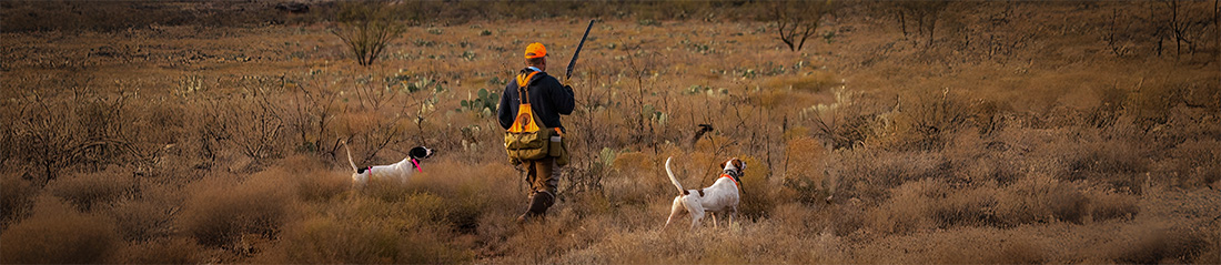 Steve with pointers in West Texas