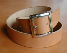 Natural Bridle Leather belt