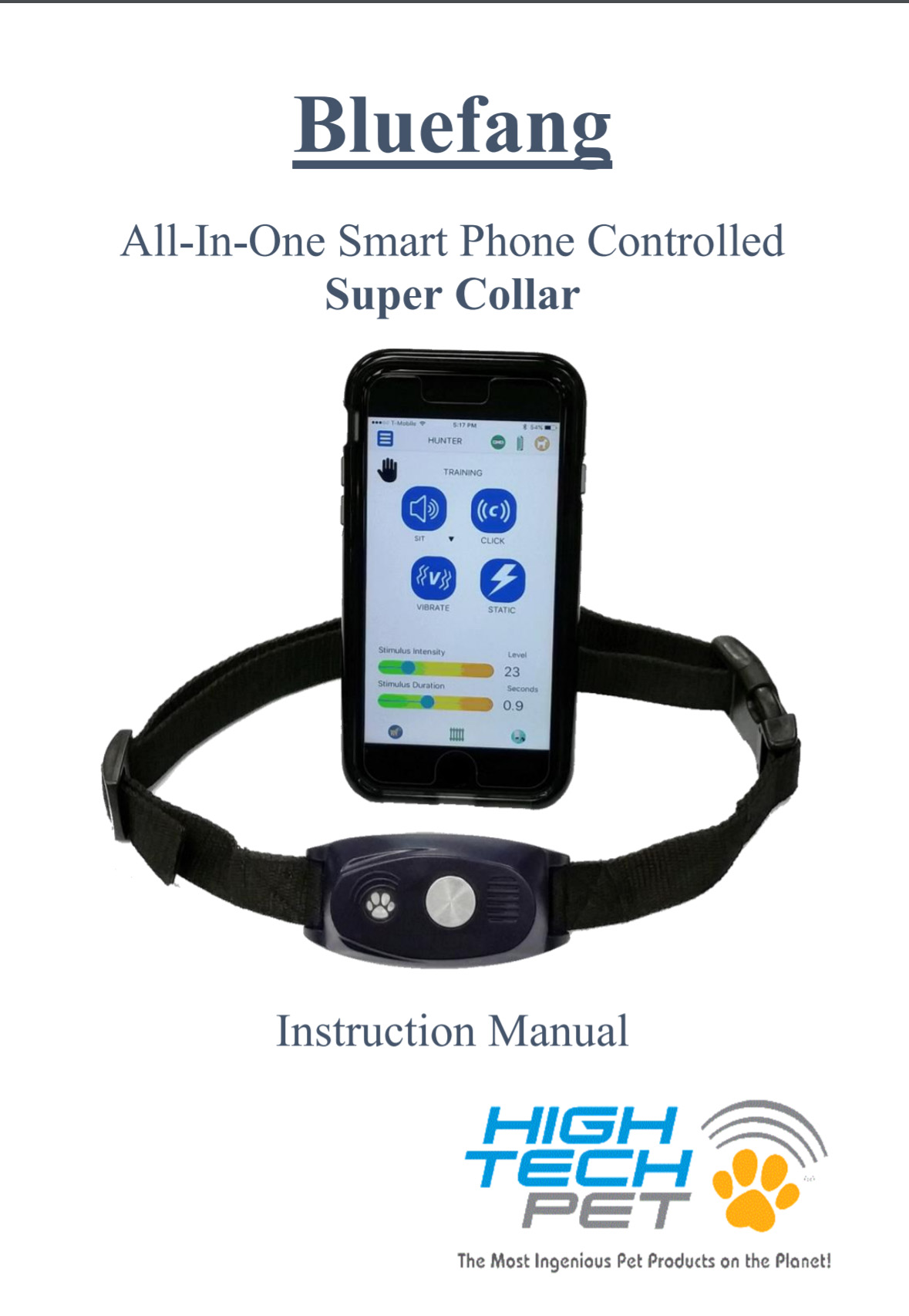 Our blue fang collar manual is extremely helpful