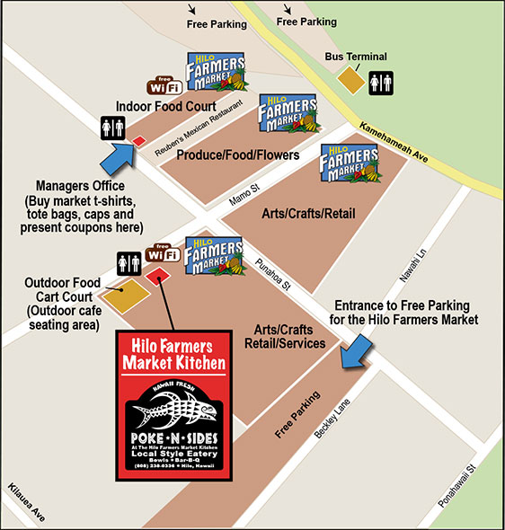 Manager's Office at the Hilo Farmers Market Annex