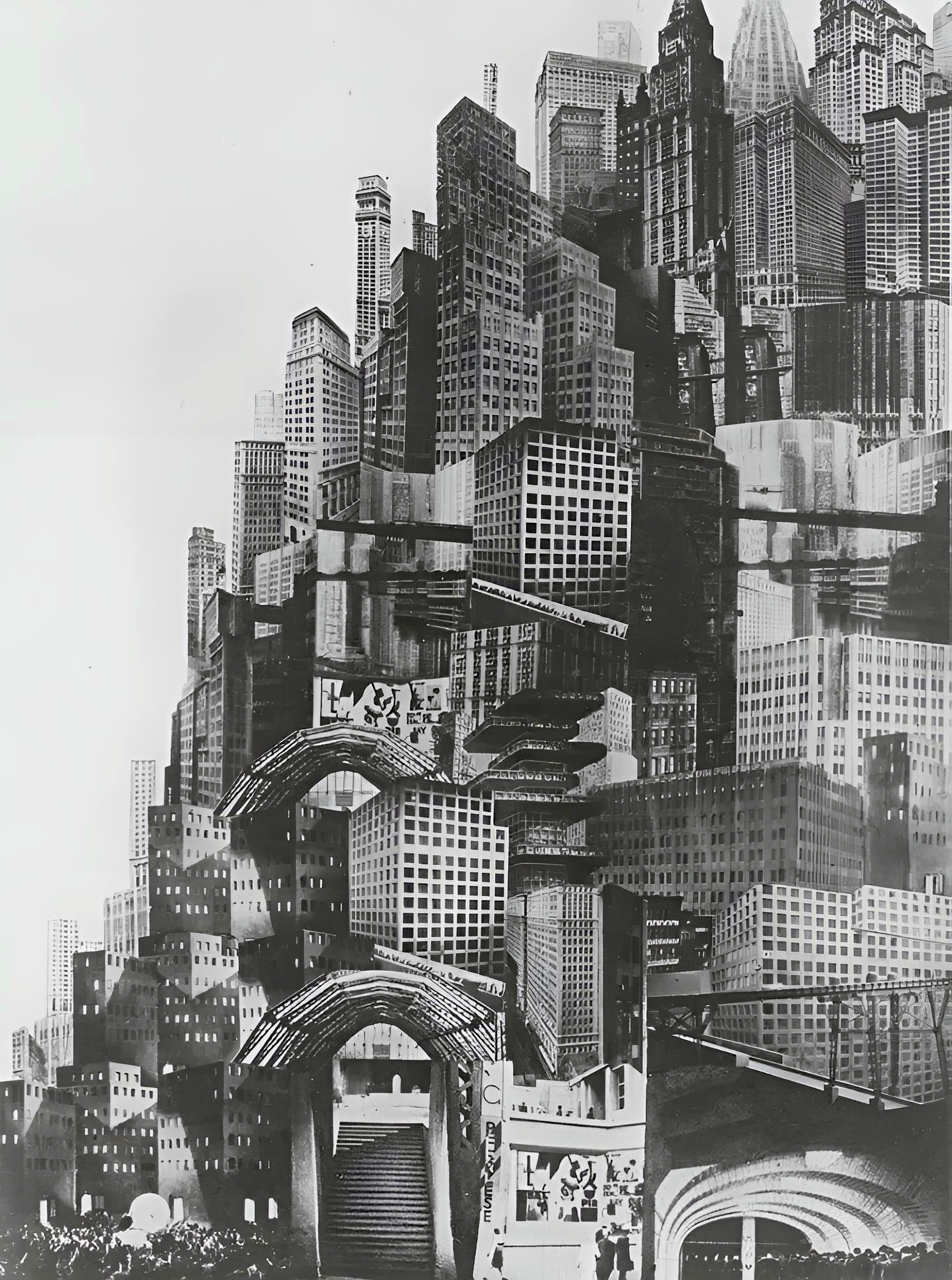 Boris Bilinsky's 1927 Art Deco poster for Metropolis