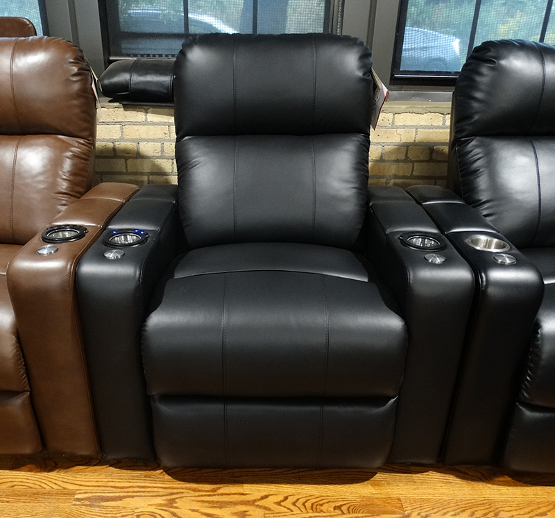 HT Design Southampton Black Home Theater Seating
