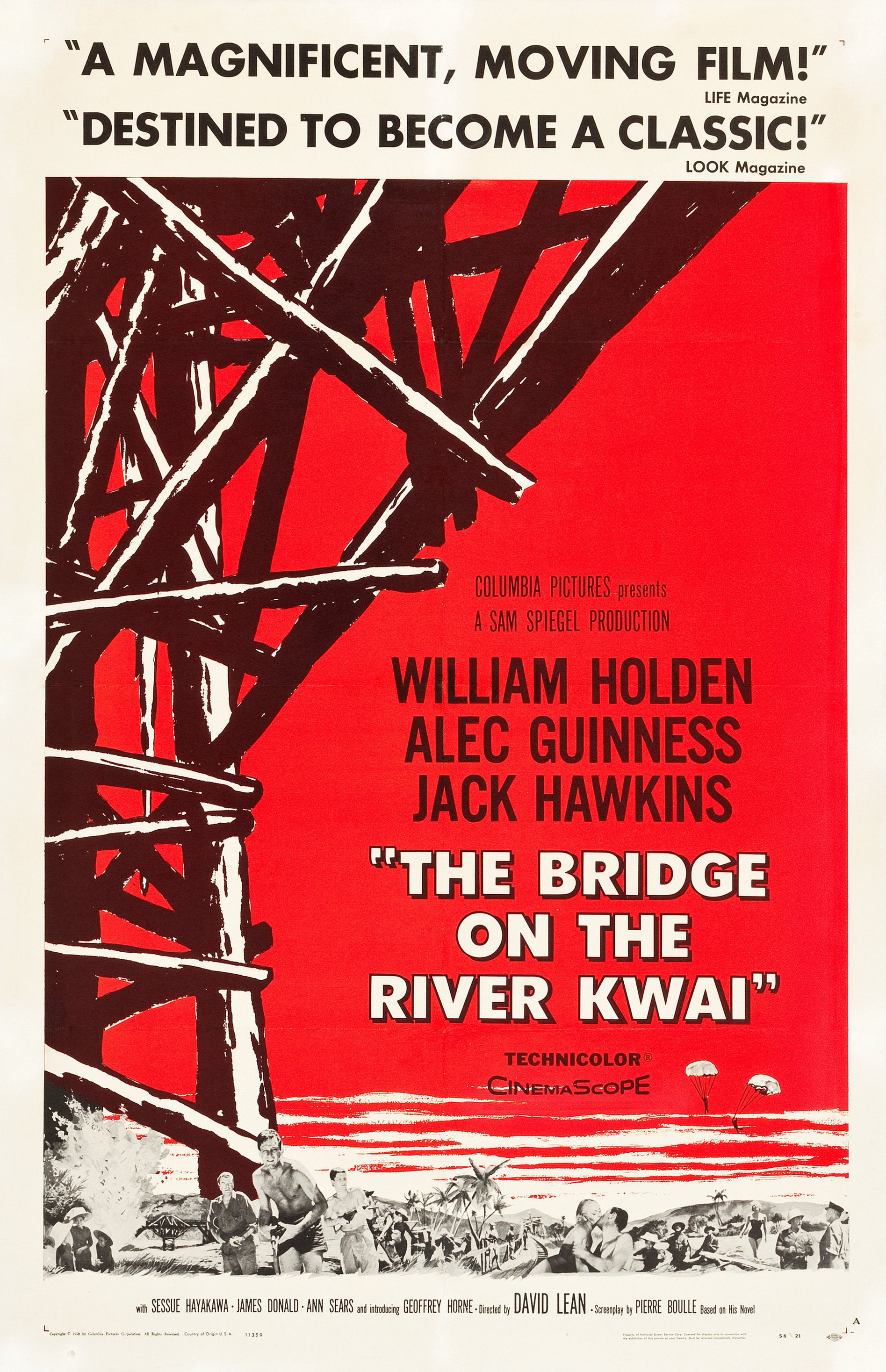 The Bridge on the River Kwai theatrical poster