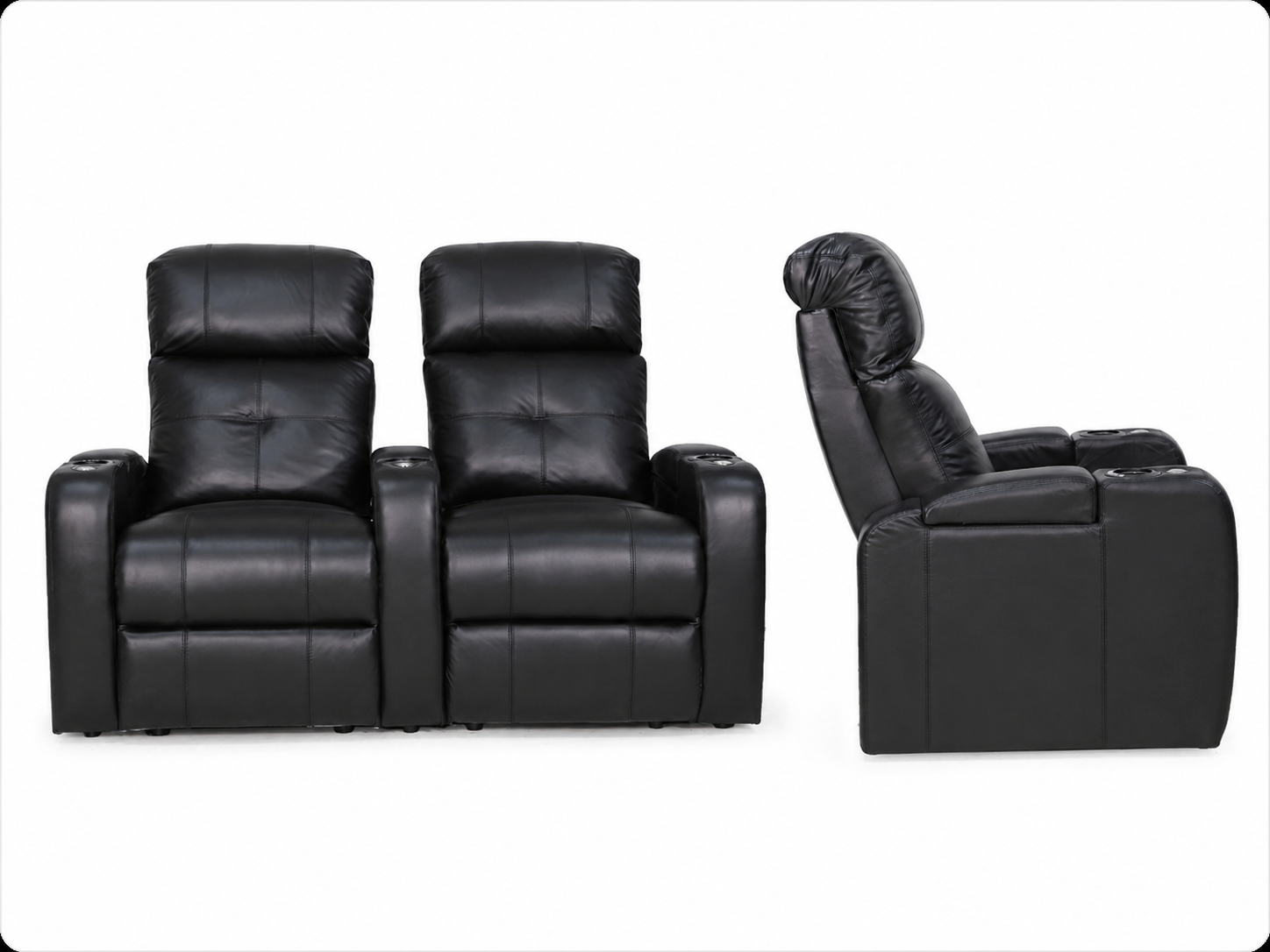 HT Design Clark 45 inch tall back with full-width adjustable power headrest