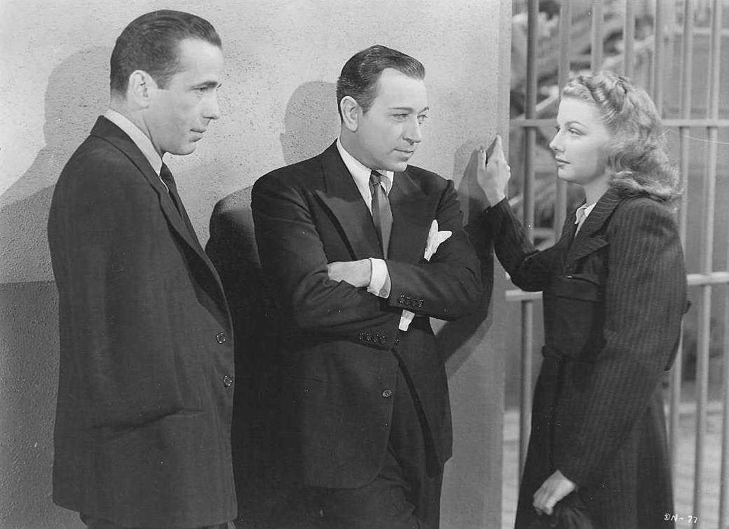 Humphrey Bogart, George Raft and Ann Sheridan in They Drive by Night from 1940