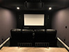 ht design belmont row of 4 double loveseat media room seats
