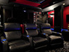 ht design belmont row of 3 led cupholders home theater furniture