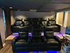 ht design clark straight row of 5 & row of 3 led cupholders & baselighting