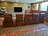 ht design clark straight row of 5 home theater seats
