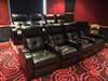 ht design clark straight row of 4s with tray tables