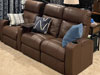 ht design clark row of 3 right side facing loveseat with tray table