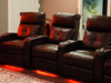 ht design clark home theater chairs curved row of 4 led baselighting