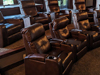 ht design clark home theater seats eight 2-arm recliners