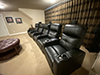 HT Design Clark home theater seating customer installation 9
