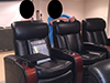 ht design devonshire home theater reclining seats row of 3 with tray table