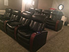 ht design devonshire home theater seating rows of 4 w/tray tables