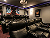 ht design easthampton home theater seating row of 4 and row of 4 middle loveseat w/tray tables