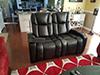 ht design hamilton home theater seating row of 2 loveseat w/tray table