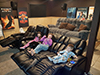 ht design hamilton home theater reclining seats row of 3 right facing loveseat & left straight arm recliner
