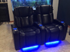 ht design hamilton straight row of 2 led cupholders & baselighting