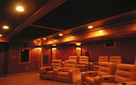 custom home theaters