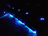 ht design paget home theater seating row of 4 led cupholders & baselighting