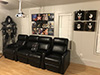 ht design paget row of 4 middle loveseat with tray tables