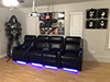 ht design paget row of 4 middle loveseat tray tables, led cupholders & baselighting