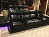 ht design paget row of 4 middle loveseat & row of 3 with tray tables