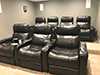 ht design pembroke straight row of 3 & row of 4 w/optional wine holder accessory