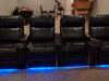 ht design pembroke straight row of 4 led cupholders and baselighting