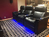 ht design pembroke row of 3 w/led lighting & tray tables