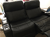 ht design pembroke home theater reclining seats straight row of 2 loveseat with i tablet holder accessory
