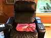 ht design pembroke 2-arm recliner with tray table